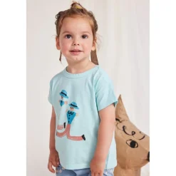 Dancing Giants Baby T-shirt Blå><noscript><img width=