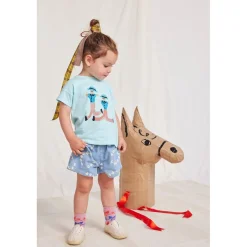 Dancing Giants Baby T-shirt Blå><noscript><img width=