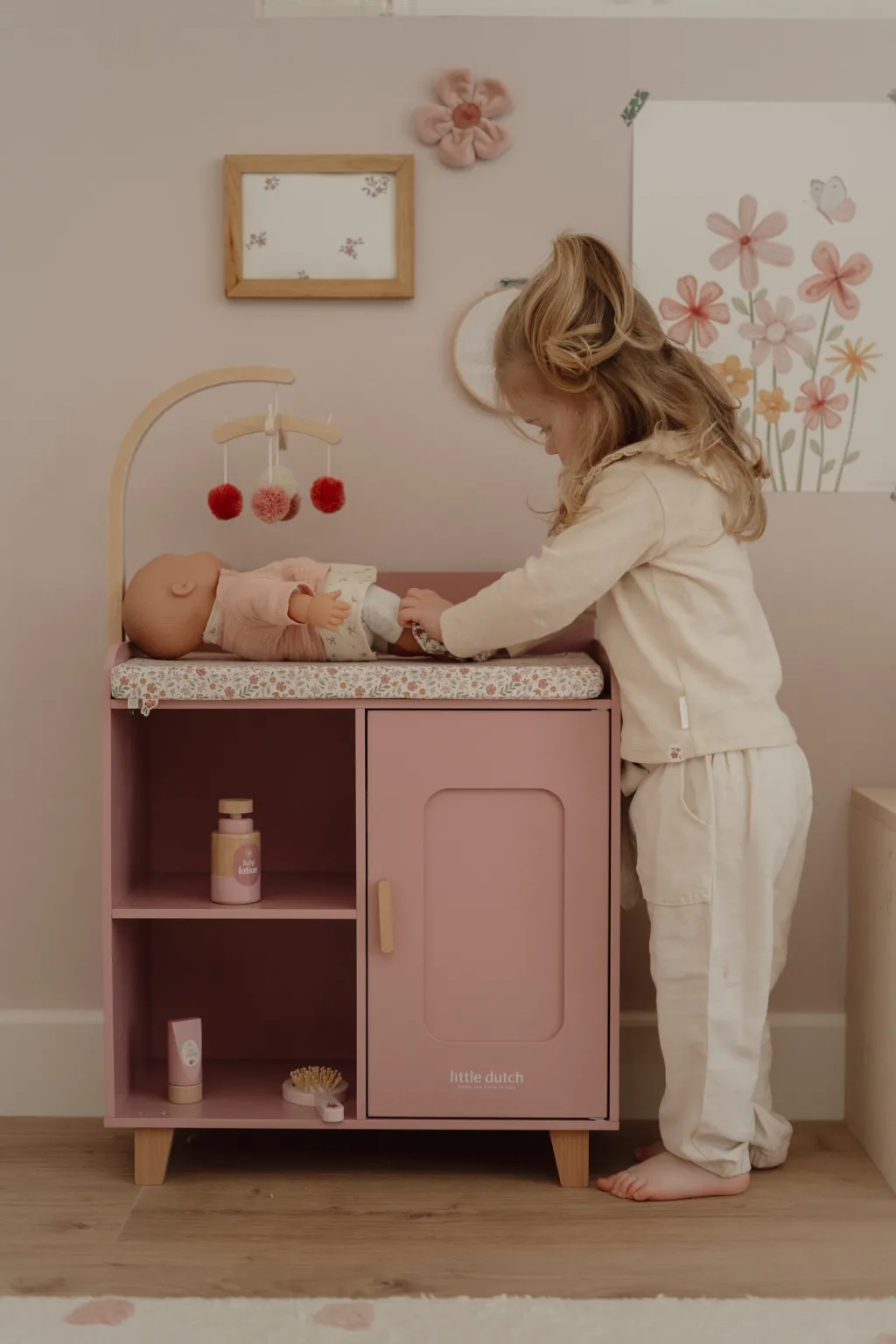 Dockskötbord Pink>Little Dutch