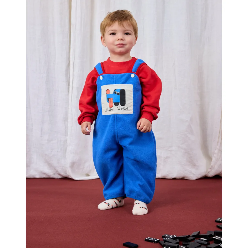 Doggy Mate Overall I Fleece Blue>Bobo Choses Sale