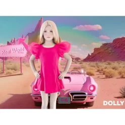 Dolly World Organza Klänning Barbie Pink><noscript><img width=