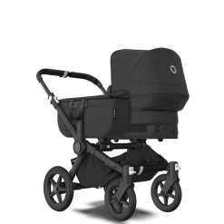 Donkey 5 Mono Komplett Barnvagn Black/Midnight Black><noscript><img width=