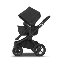 Donkey 5 Mono Komplett Barnvagn Black/Midnight Black><noscript><img width=