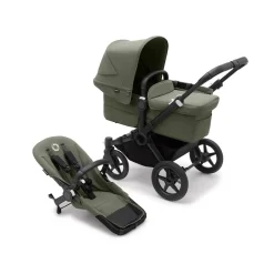 Donkey 5 Mono Komplett Barnvagn Black/forest Green>Bugaboo New