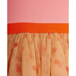 Dotted Tyllklänning Pink><noscript><img width=
