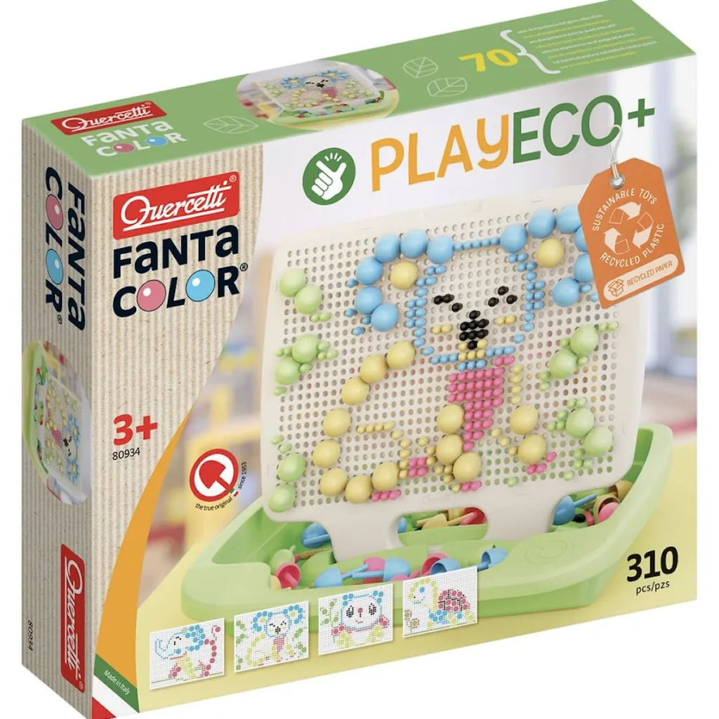 Eco+ Fanta Color Mosaic Pyssel-set>Quercetti Clearance
