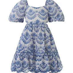 Ellory Broderad Mini Klänning Periwinkle>Bardot Junior Clearance