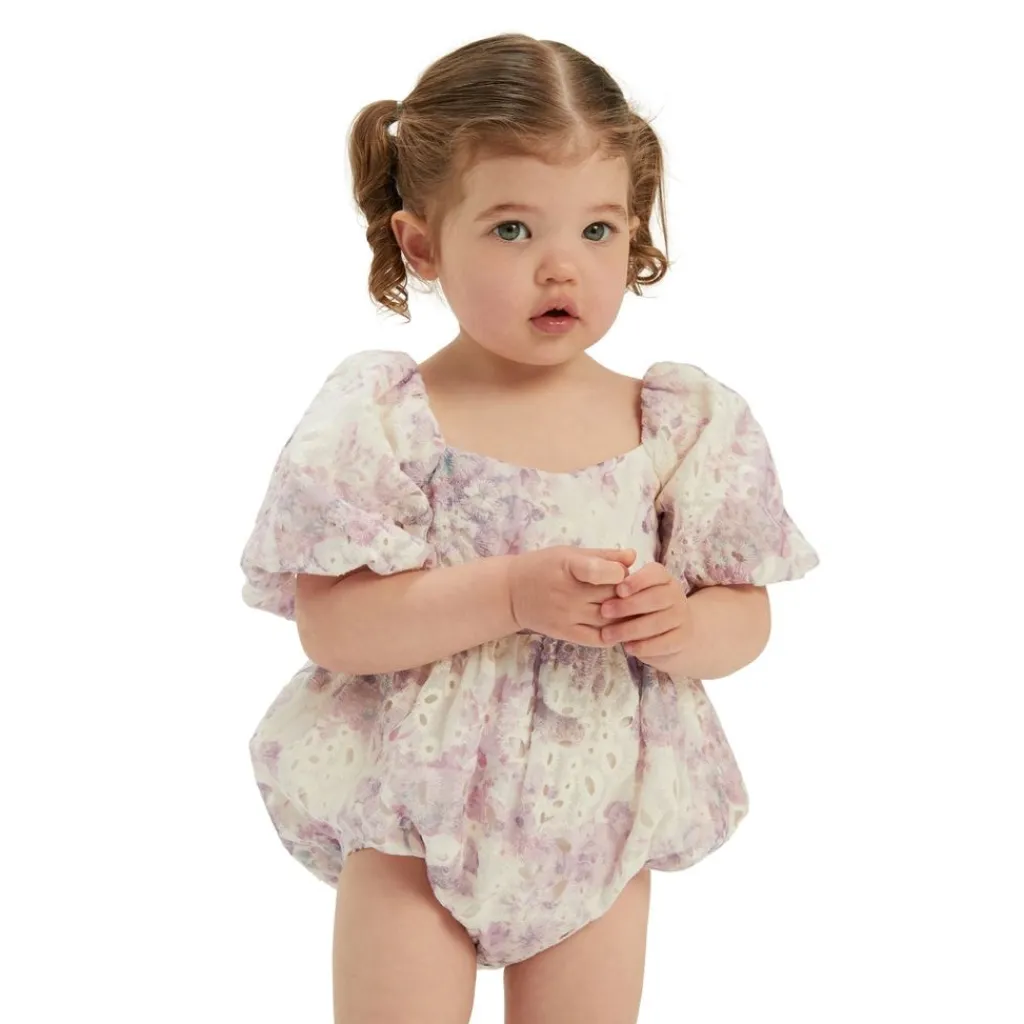 Ellory Broderad Romper Lilac Lily>Bardot Junior