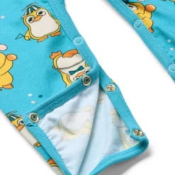 Elstar Långärmad Babydräkt Med Cirkuspingviner Blå Petit Four><noscript><img width=