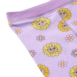 Elstar With Sunflowers Baby Leggings Heather Purple><noscript><img width=