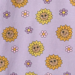 Elstar With Sunflowers Långärmad Baby Body Heather Purple><noscript><img width=