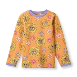 Elstar With Sunflowers Långärmad T-shirt Tangerine>Småfolk Clearance