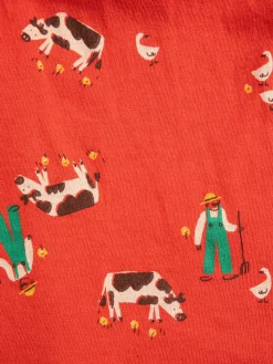 Farm Adventure All Over Kjol Red>Bobo Choses New