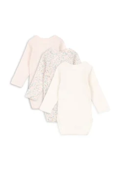Fio 3-pack Långärmad Body Prato Fiori>Fanga Fontana Discount