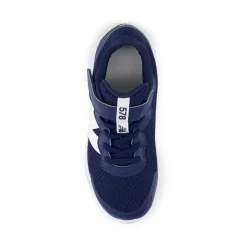 FreshFoam 578 Kids Bungee Lace With Top Strap Sneakers Nb Navy><noscript><img width=
