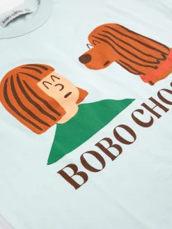 Friends In A Pickle T-shirt Light Blue>Bobo Choses Outlet