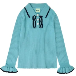 Frill Polo Aqua>FUB New
