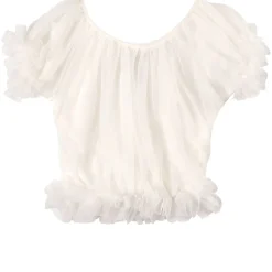 Frilly Princess Topp Off-White>DOLLY by Le Petit Tom
