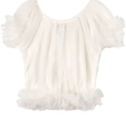 Frilly Princess Topp Off-White>DOLLY by Le Petit Tom