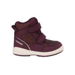 Fun Glitter Warm GTX 2V Vattentäta Skor Plum>Viking Sale