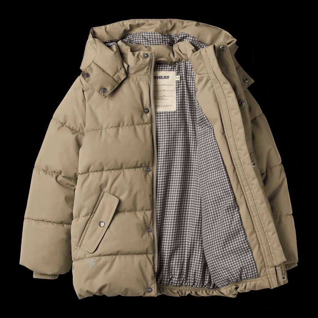Gael Vadderad Jacka Grey Stone>Wheat Outlet