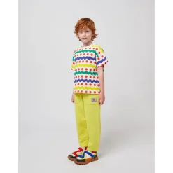 Geometric All Over Våfflad T-shirt Offwhite><noscript><img width=