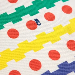 Geometric All Over Våfflad T-shirt Offwhite><noscript><img width=