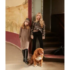 Gerda Stickad tröja Zebra><noscript><img width=