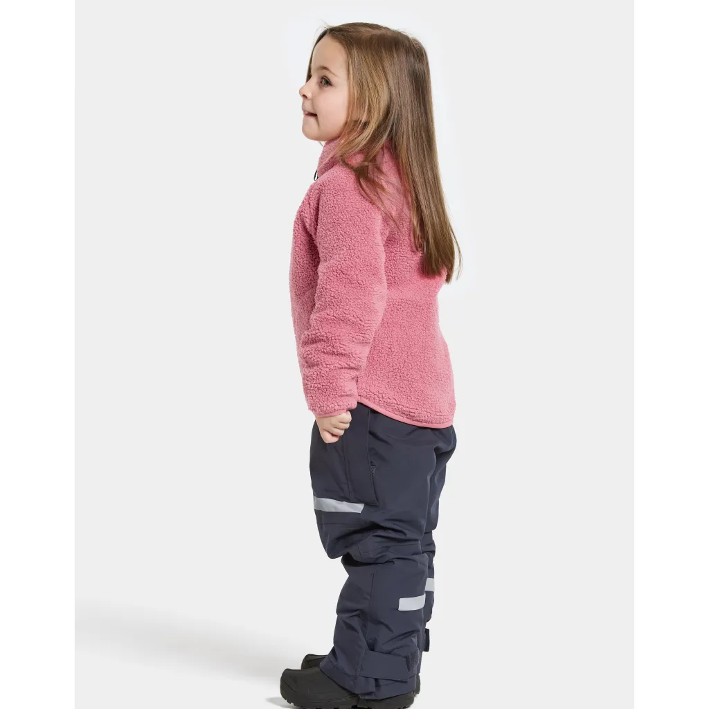 Gibbs Kids 2 Jumper Med Halv Dragkedja Heather Pink>Didriksons Sale