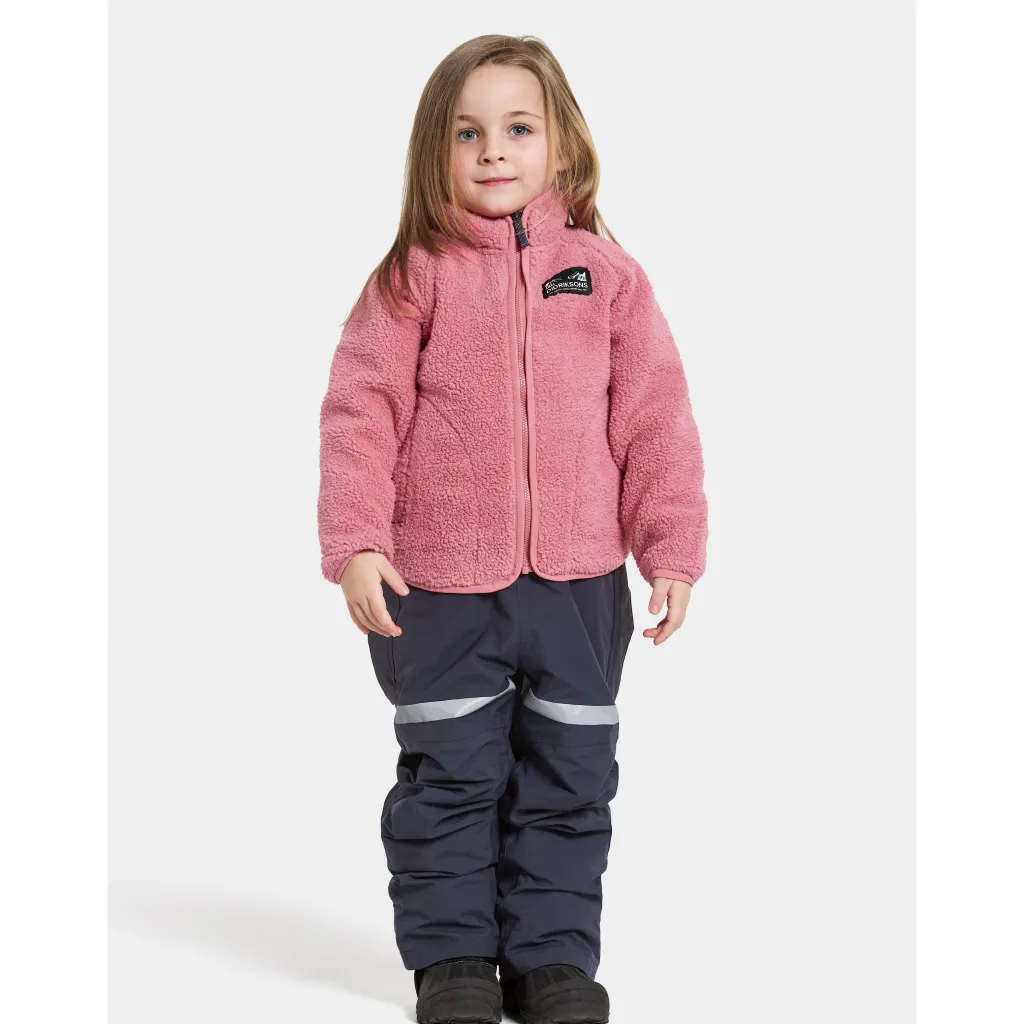 Gibbs Kids 2 Jumper Med Halv Dragkedja Heather Pink>Didriksons Sale