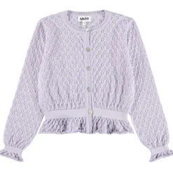 Gilda Cardigan Thistle>Molo Hot