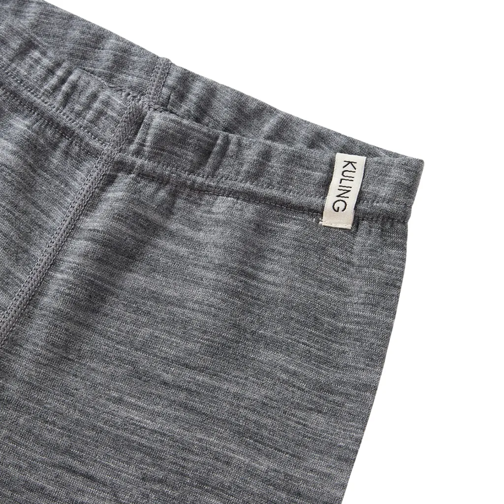 Gisborn Baselayer-set I Ull Och Bambu Dark Grey Melange>Kuling Discount