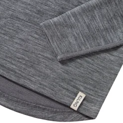 Gisborn Baselayer-set I Ull Och Bambu Dark Grey Melange><noscript><img width=