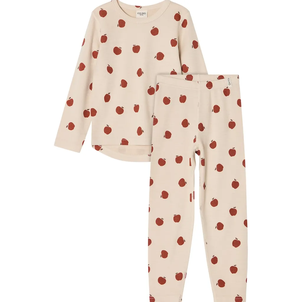 Gisborn Baselayer-set I Ull Och Bambu Foggy White Apple>Kuling Clearance