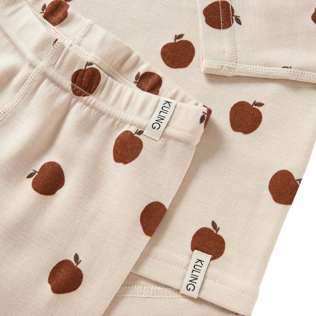 Gisborn Baselayer-set I Ull Och Bambu Foggy White Apple>Kuling Clearance