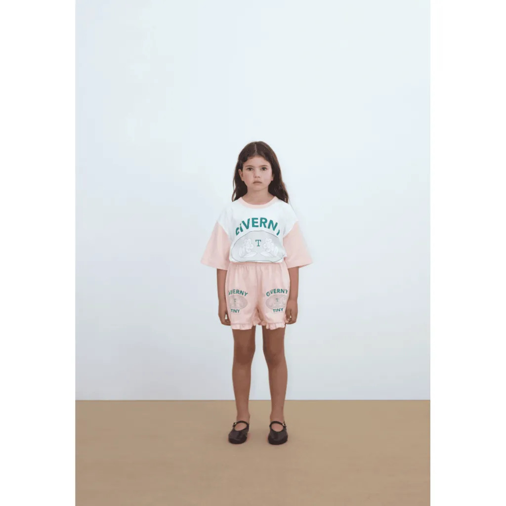 Giverny Graphic Smockade Shorts Wild Rose>Tinycottons Online