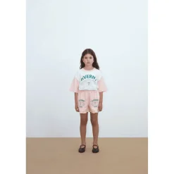 Giverny Graphic T-shirt Off-white>Tinycottons