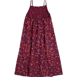Glittrande över hela remmen vävd klänning Burgundy Red><noscript><img width=