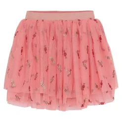 Glittrig Kjol Aop Strawberry Ice>Minymo Outlet