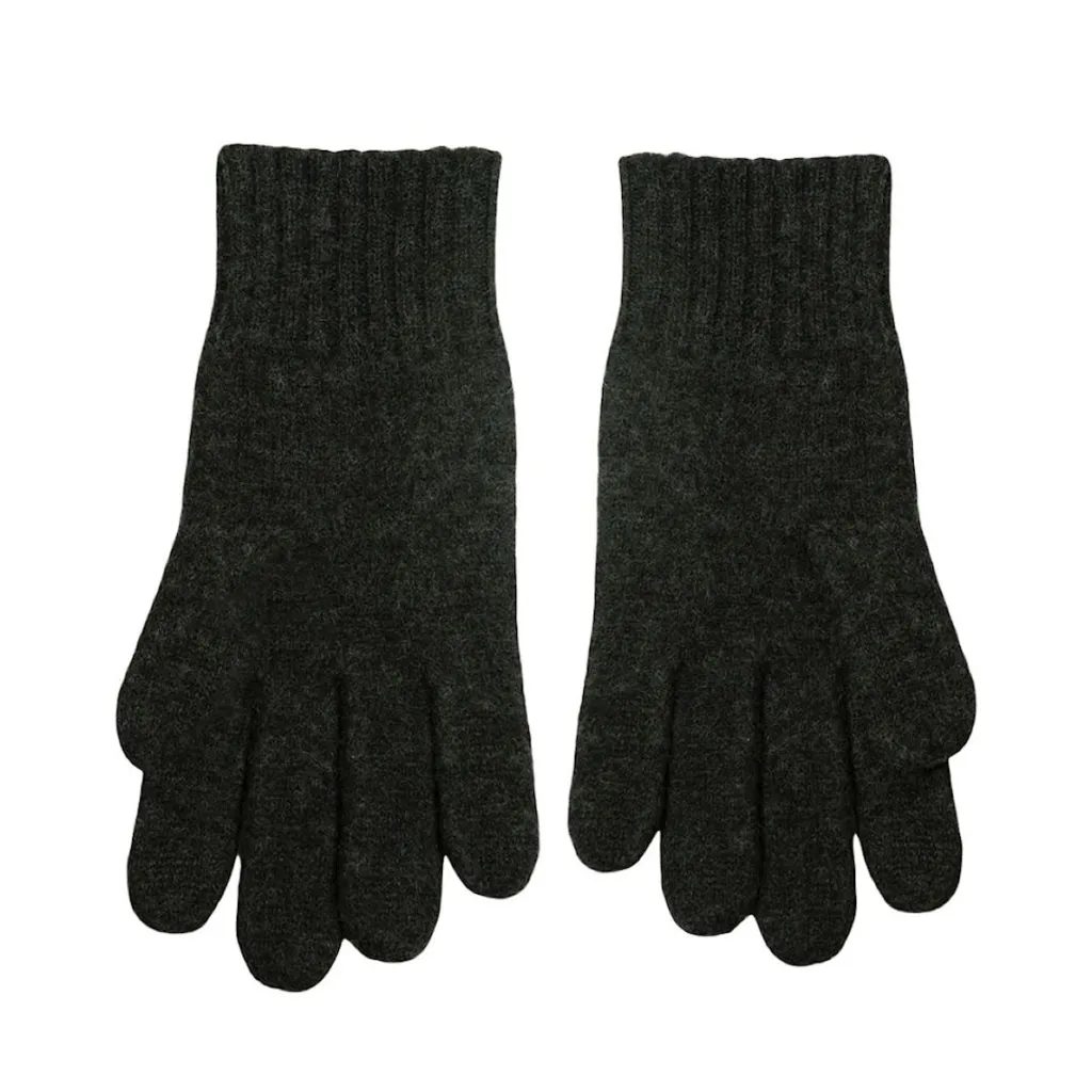 Gloves Kids Dk. Brown Melange>Joha Sale