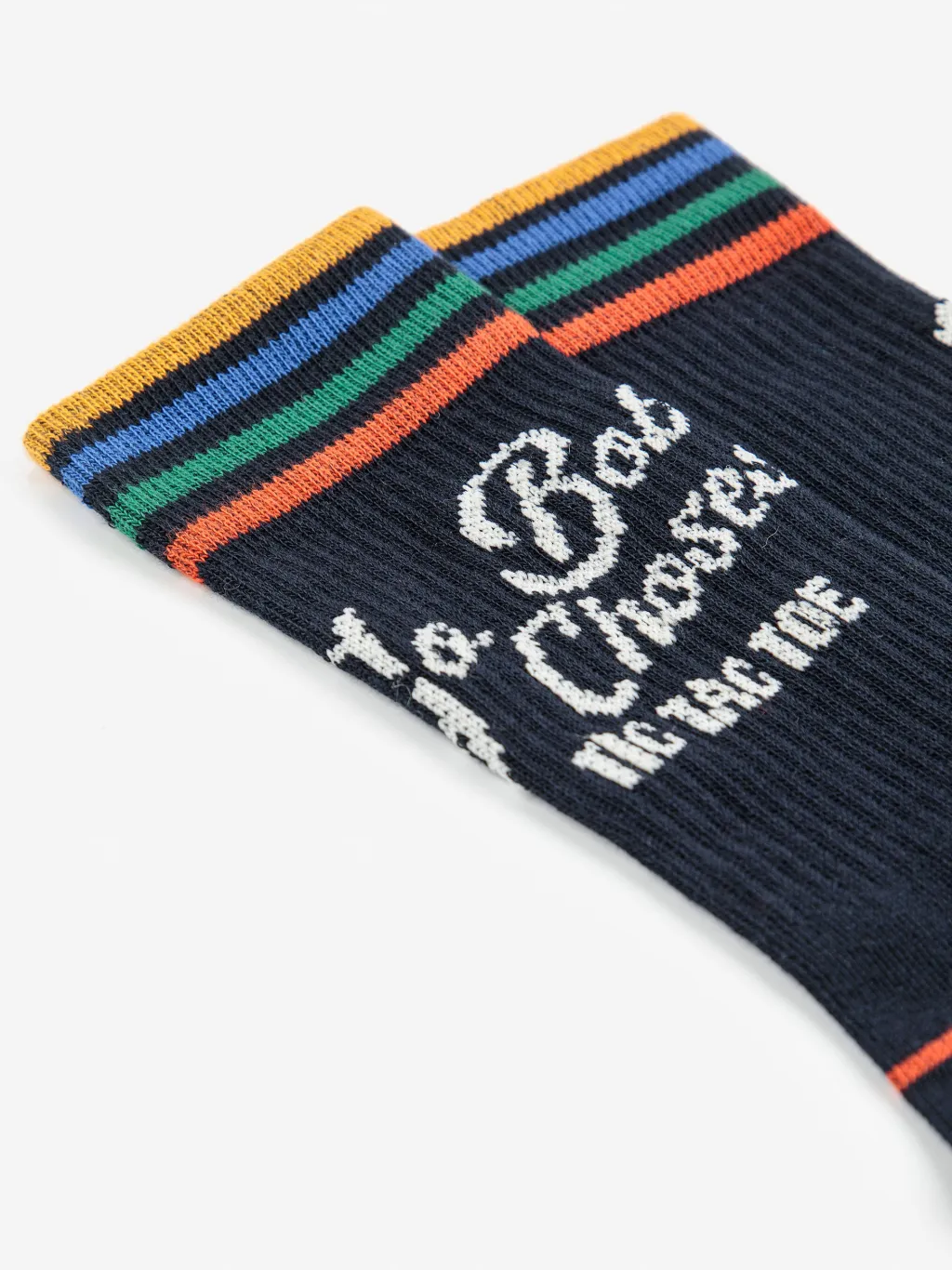 Go Bobo Navy Långa Strumpor Midnight Blue>Bobo Choses Online