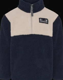 Gosig Kids Jumper Med Halv Dragkedja Navy><noscript><img width=