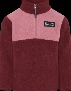 Gosig Kids Jumper Med Halv Dragkedja Anemon Red><noscript><img width=