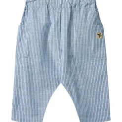 GOTS Arne Byxor Blue Stripe><noscript><img width=