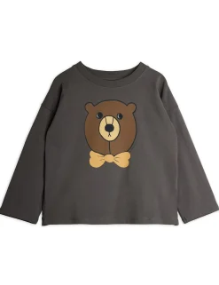 GOTS Bear Långärmad Tröja Grey>Mini Rodini Online