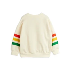 GOTS Bear Randig Sweatshirt Offwhite>Mini Rodini New