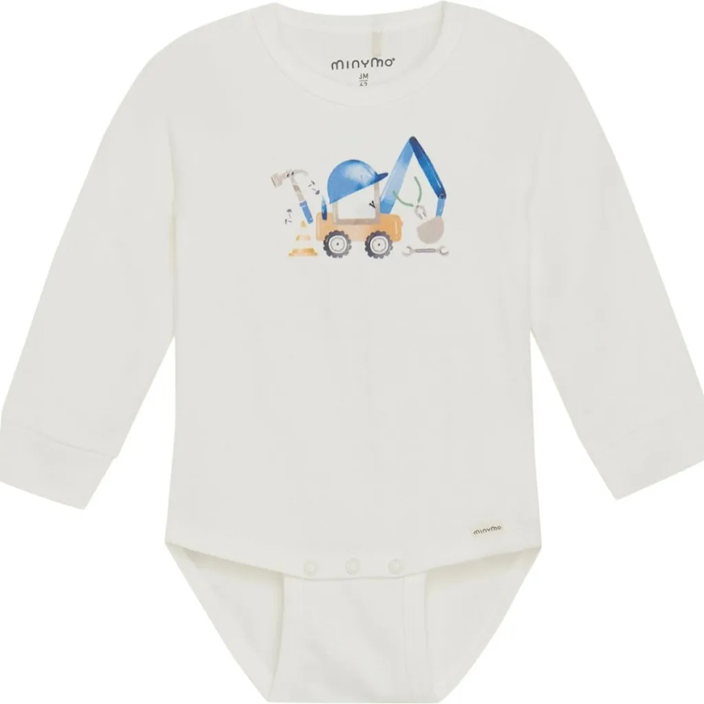 GOTS Bebis Body Marshmallow White>Minymo Outlet