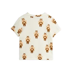 GOTS Bees Aop Kortärmad Top Offwhite><noscript><img width=