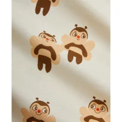 GOTS Bees Aop Kortärmad Top Offwhite><noscript><img width=