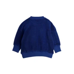 GOTS Bees Emb Terry Sweatshirt Blue><noscript><img width=
